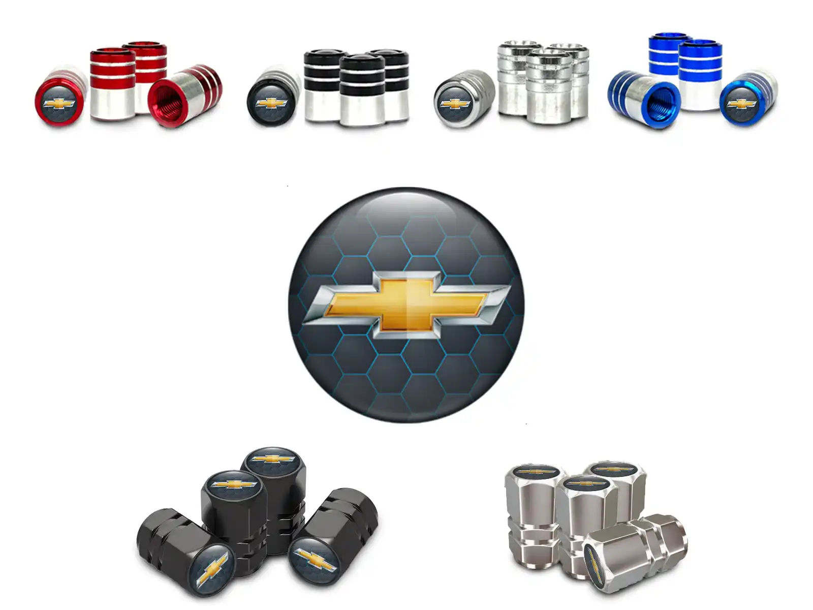 Chevrolet  Caps Valve Pneus Camion Design Limitée